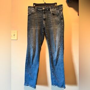 Mavi Zach straight leg jeans no distressing, medium wash, 5 pocket 36x32